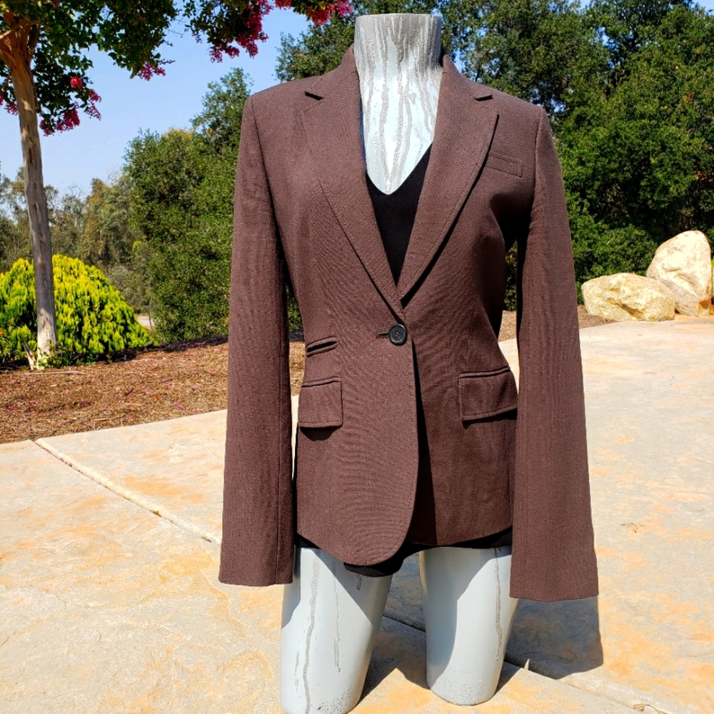 Beautiful J Crew Rich Brown Professional Blazer